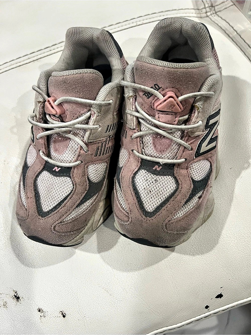New Balance 9060 Toddler Bungee Pink & Gray Sneakers